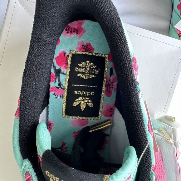 Adidas Continental 80 ARIZONA GREEN TEA FU7788 2019 Size 9 Rare Cherry Blossom - Picture 6 of 16